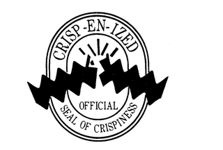 CRISP-EN-IZED OFFICIAL SEAL OF CRISPINESS logo