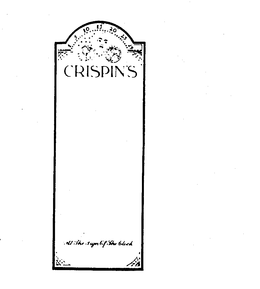 CRISPIN'S AT THE SIGN OF THE CLOCK 1 5 10 15 20 25 29 logo