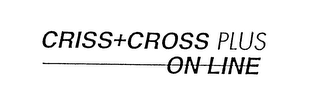 CRISS+CROSS PLUS ON LINE logo