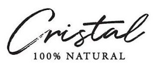 CRISTAL 100% NATURAL logo