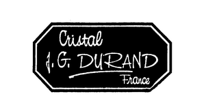 CRISTAL J. G. DURAND FRANCE logo