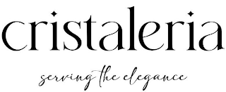 CRISTALERIA SERVING THE ELEGANCE logo