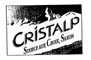CRISTALP SOURCE AUX CROIX, SAXON logo