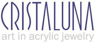 CRISTALUNA ART IN ACRYLIC JEWELRY logo