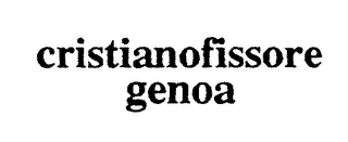 CRISTIANOFISSORE GENOA logo