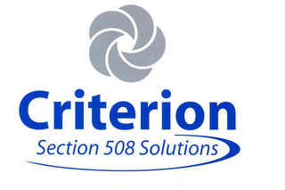 CRITERION SECTION 508 SOLUTIONS logo