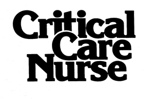 CRITICAL CARE NURSE logo