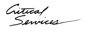 CRITICAL SERVICES logo