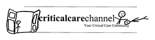 CRITICALCARECHANNEL YOUR CRITICAL CARE COMMUNITY logo