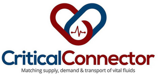 CRITICALCONNECTOR MATCHING SUPPLY, DEMAND & TRANSPORT OF VITAL FLUIDS logo