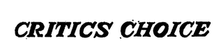 CRITICS CHOICE logo