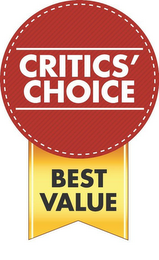 CRITICS' CHOICE BEST VALUE logo