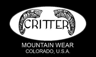 CRITTER MOUNTAIN WEAR logo
