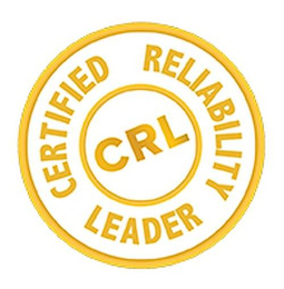 CRL CERTIFIED RELIABILITY LEADER logo
