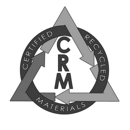 CRM CERTIFIED RECYCLED MATERIALS logo