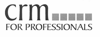 CRM FOR PROFESSIONALS logo