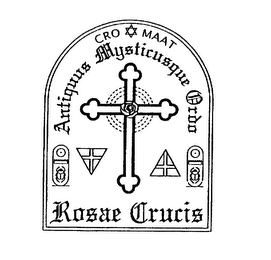 CRO MAAT ANTIQUUS MYSTICUSQUE ORDO ROSAE CRUCIS logo