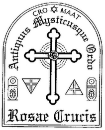 CRO MAAT ANTIQUUS MYSTICUSQUE ORDO ROSAE CRUCIS logo
