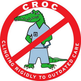 CROC CLINGING RIGIDLY TO OUTDATED CARE logo