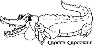 CROCCY CROCODILE logo