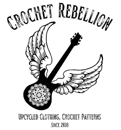 CROCHET REBELLION UPCYCLED CLOTHING, CROCHET PATTERNS SINCE 2018 logo