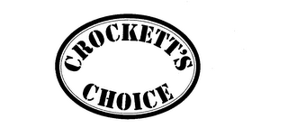 CROCKETT'S CHOICE logo
