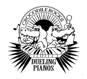 CROCODILE ROCKS DUELING PIANOS logo