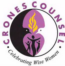 CRONES COUNSEL · CELEBRATING WISE WOMEN · logo