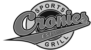 CRONIES SPORTS GRILL logo