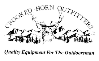 CROOKED HORN OUTFITTERS QUALITY EQUIPMENT FOR THE OUTDOORSMAN logo
