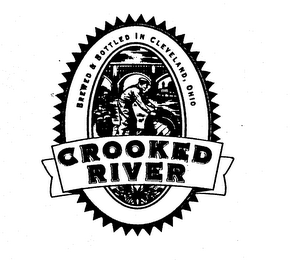 CROOKED RIVER BREWED & BOTTLED IN CLEVELAND, OHIO logo