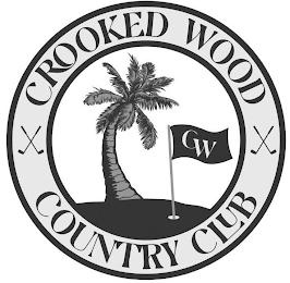 CROOKED WOOD COUNTRY CLUB CW logo