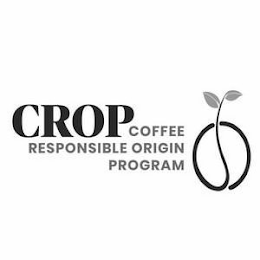 CROP COFFEE RESPONSIBLE ORIGIN PROGRAM logo