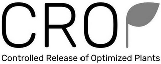 CROP CONTROLLED RELEASE OF OPTIMIZED PLANTS logo