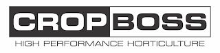 CROPBOSS HIGH PERFORMANCE HORTICULTURE logo