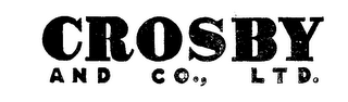 CROSBY AND CO., LTD. logo