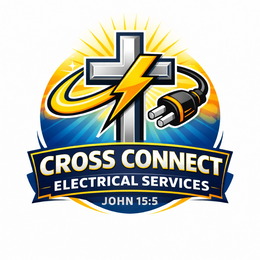 CROSS CONNECT ELECTRICAL SERVICES JOHN 15:5 logo
