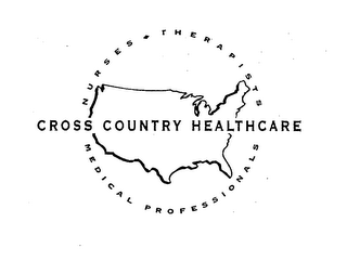 CROSS COUNTRY HEALTHCARE NURSES THERAPISTS MEDICAL PROFESSIONALS logo