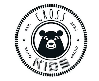 CROSS KIDS EST 2022 XOXO · BRAND · logo