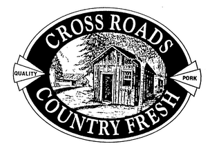 CROSS ROADS COUNTRY FRESH QUALITY PORK logo