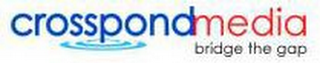 CROSSPONDMEDIA BRIDGE THE GAP logo