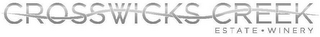 CROSSWICKS CREEK ESTATE · WINERY logo