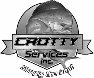CROTTY SERVICES INC. SIMPLY THE BEST logo