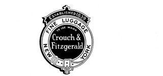 CROUCH & FITZGERALD FINE LUGGAGE NEW YORK ESTABLISHED 1839