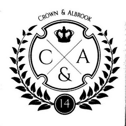 CROWN & ALBROOK C & A 14 logo