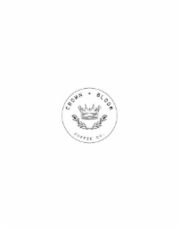 CROWN + BLOOM COFFEE CO. logo