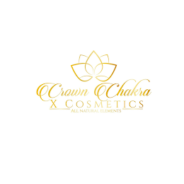 CROWN CHAKRA X COSMETICS ALL NATURAL ELEMENTS logo