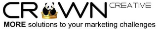 CROWN CREATIVE MORE SOLUTIONS FOR YOUR MARKETING CHALLENGES logo