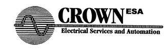 CROWN ESA ELECTRICAL SERVICES AND AUTOMATION logo
