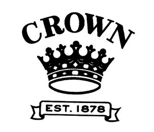 CROWN EST. 1878 logo